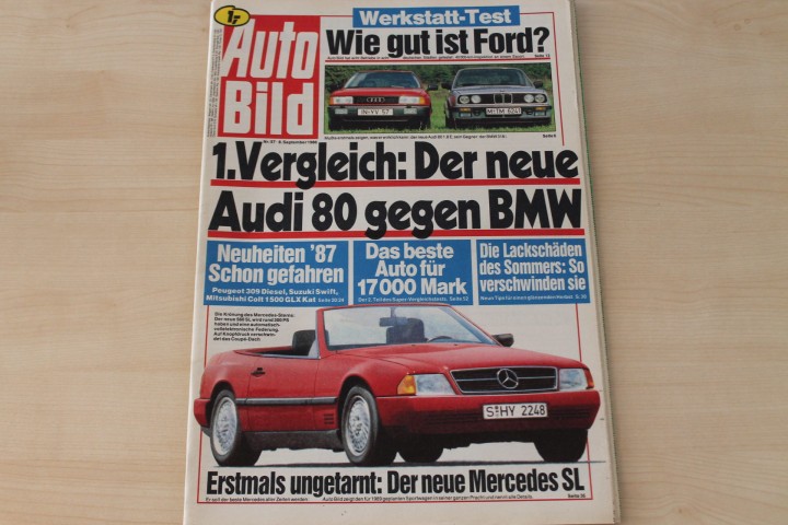 Deckblatt Auto Bild (37/1986)